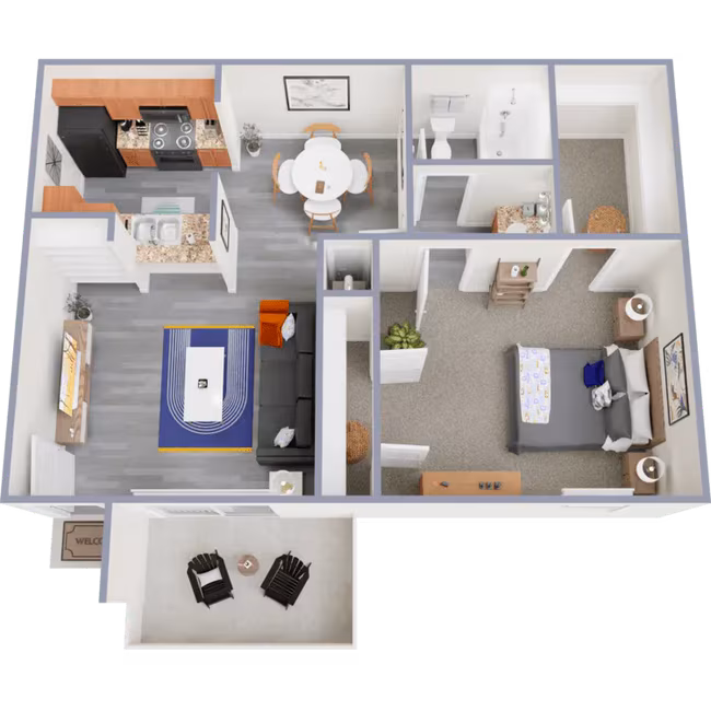 Unit 212 floor plan